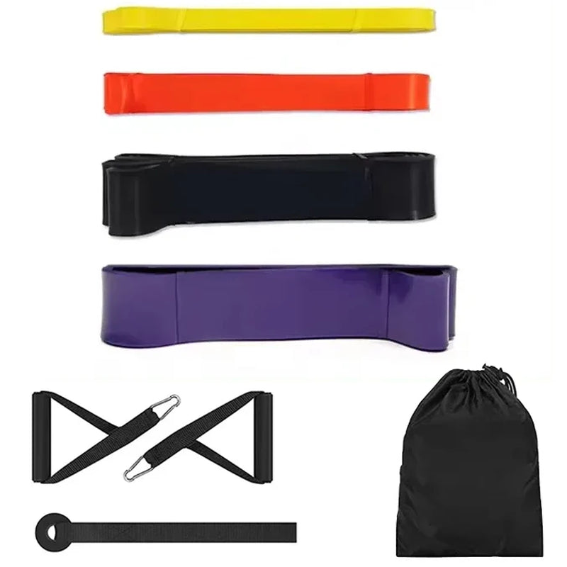 Exercise Resistance Bands Natural Latex Elastic Rubber Workout Fitness Equipment Expander Elastic Rubber Bands for Home Gym