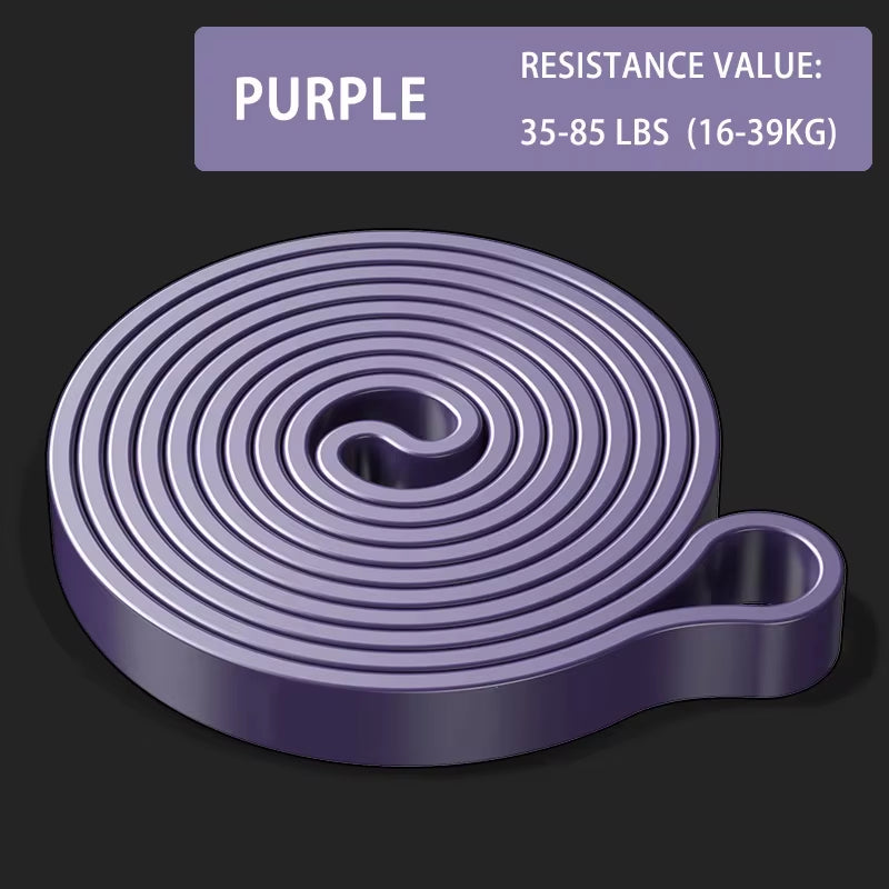 Exercise Resistance Bands Natural Latex Elastic Rubber Workout Fitness Equipment Expander Elastic Rubber Bands for Home Gym