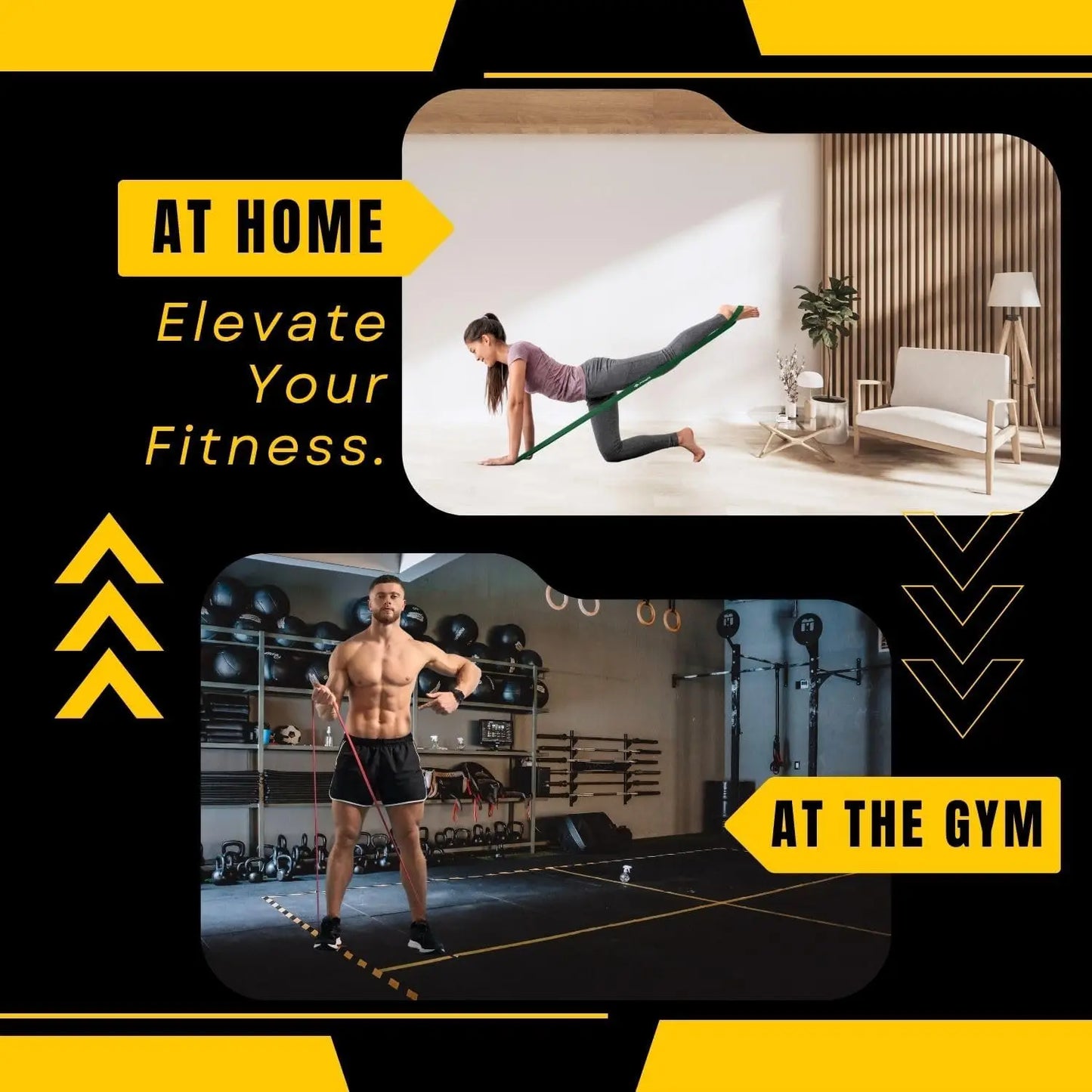 Exercise Resistance Bands Natural Latex Elastic Rubber Workout Fitness Equipment Expander Elastic Rubber Bands for Home Gym