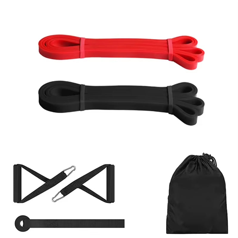 Exercise Resistance Bands Natural Latex Elastic Rubber Workout Fitness Equipment Expander Elastic Rubber Bands for Home Gym