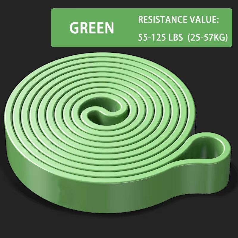 Exercise Resistance Bands Natural Latex Elastic Rubber Workout Fitness Equipment Expander Elastic Rubber Bands for Home Gym
