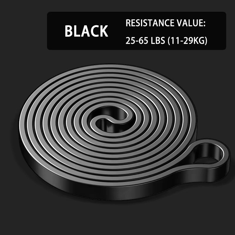Exercise Resistance Bands Natural Latex Elastic Rubber Workout Fitness Equipment Expander Elastic Rubber Bands for Home Gym