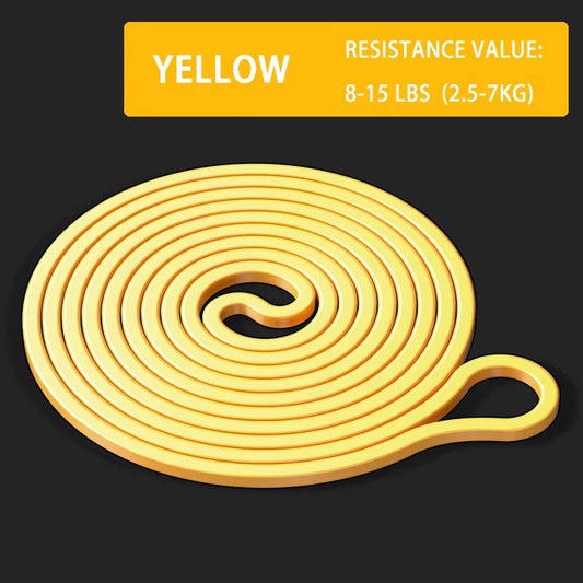 Exercise Resistance Bands Natural Latex Elastic Rubber Workout Fitness Equipment Expander Elastic Rubber Bands for Home Gym